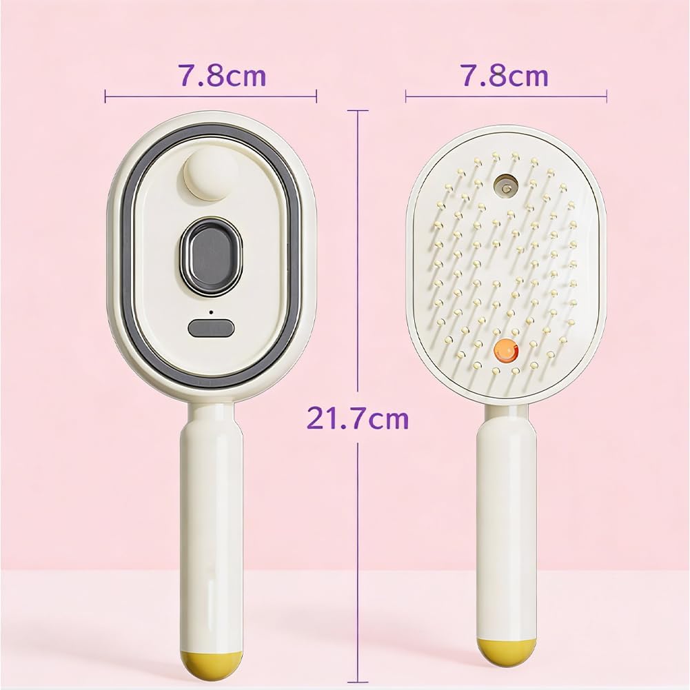Steam Brush | Rechargeable Detangling Tool with Oil